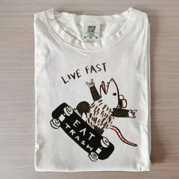 Live Fast Funny T-shirt