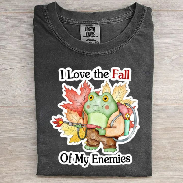 Fall of Enemies  Retro Funny T-Shirt