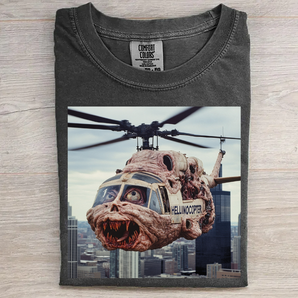 HelliNocopter in flight T-Shirt