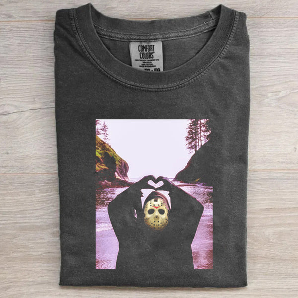 Vintage Horror Graphic T-shirt