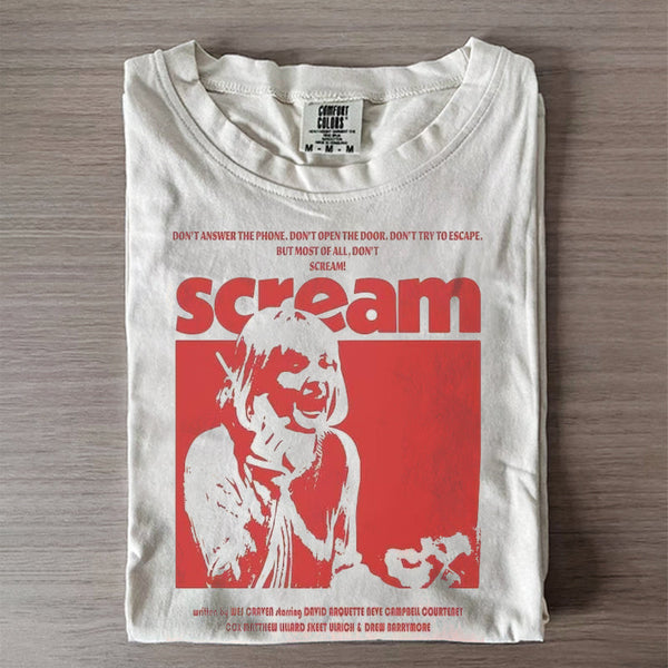 Retro Scream Movie T-shirt