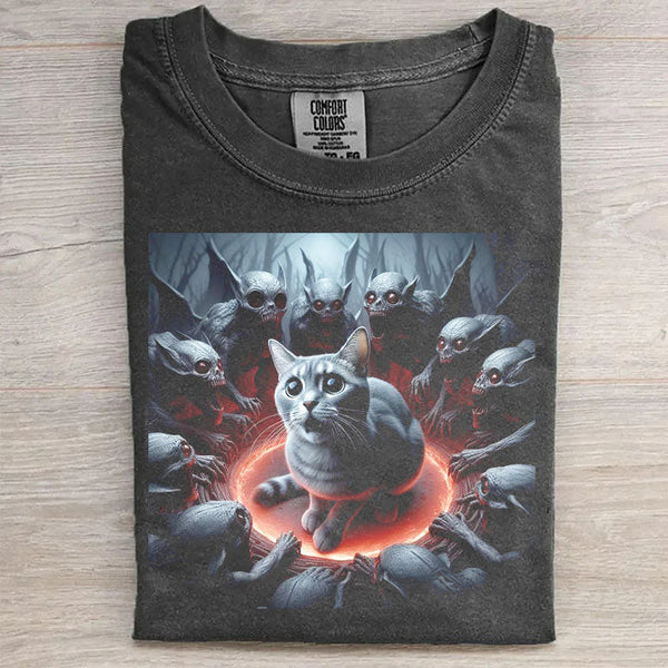 Cat vs Demons Tee