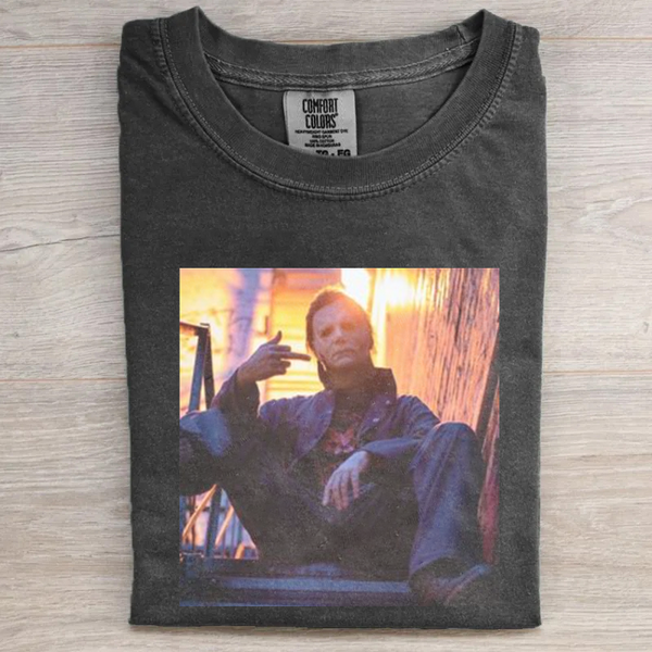 Vintage Horror Graphic T-shirt