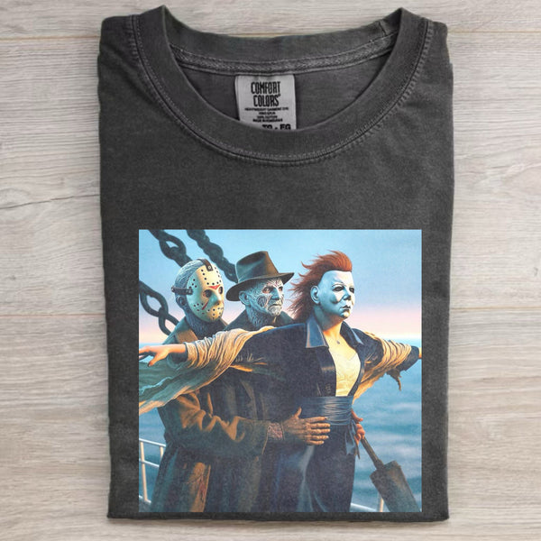 Vintage Horror Graphic T-shirt